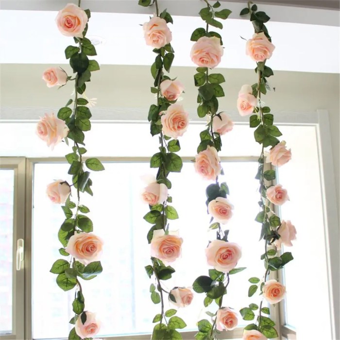 Flower decor for wall