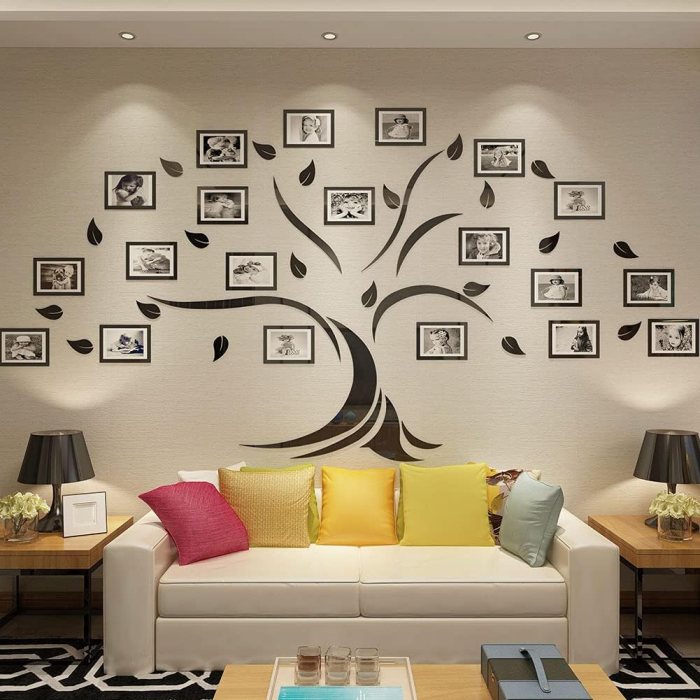 Diy family tree wall decor