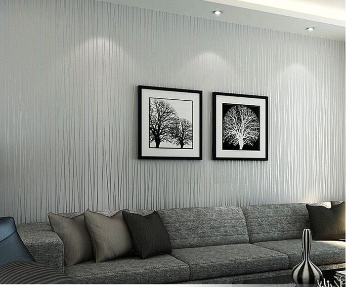 Silver living room wall decor