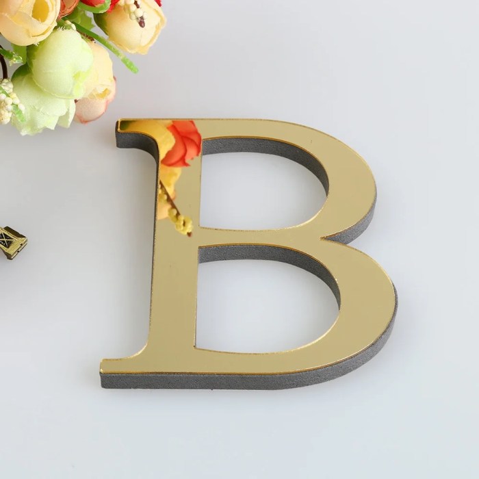 Wall decor letters stickers