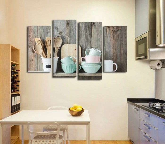 Small kitchen wall decor