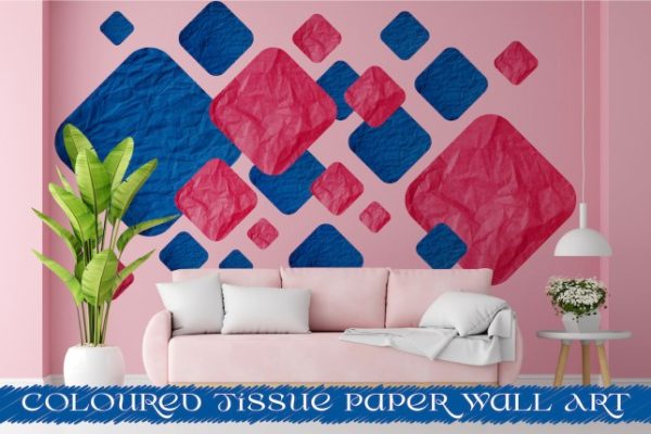 Diy wall decor with paper