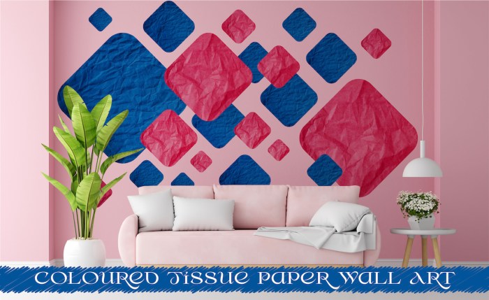 Diy wall decor with paper