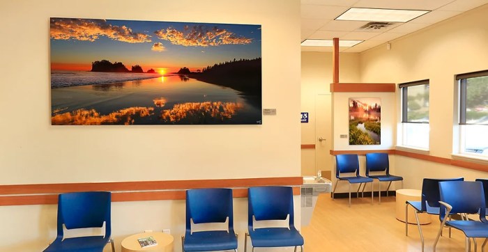 Medical office wall decor