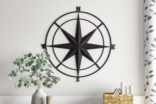 Metal circle wall decor