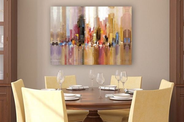 Large dining room wall decor