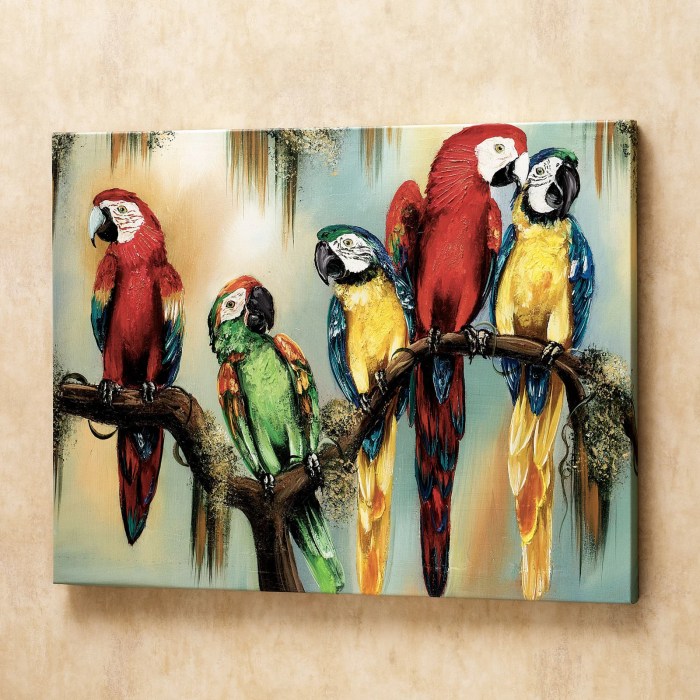 Canvas painting wall decor