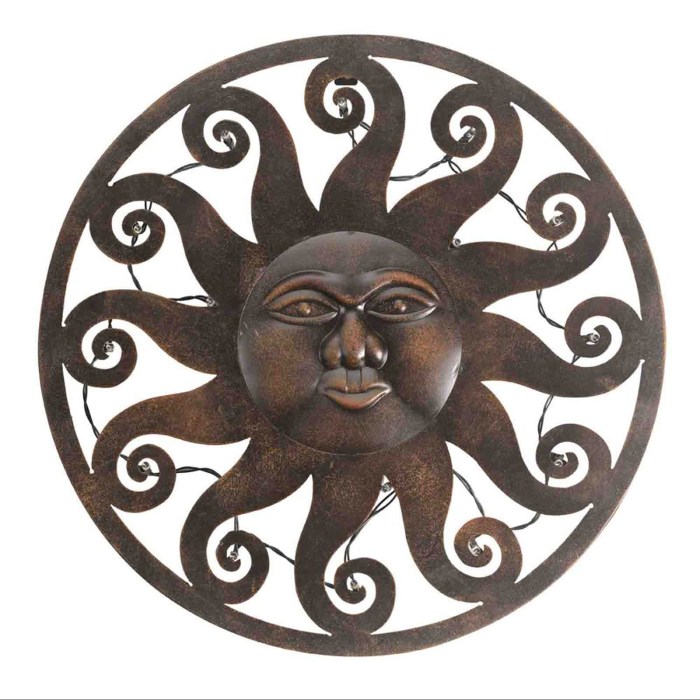 Sun decor for walls