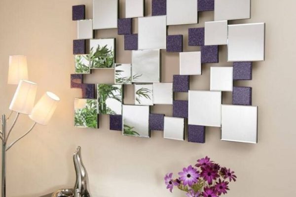 Modern mirror wall decor