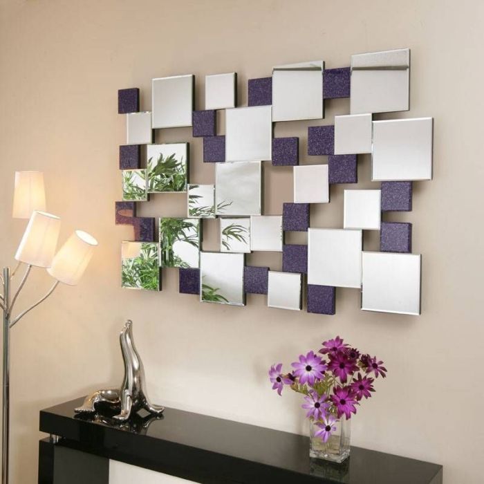 Modern mirror wall decor