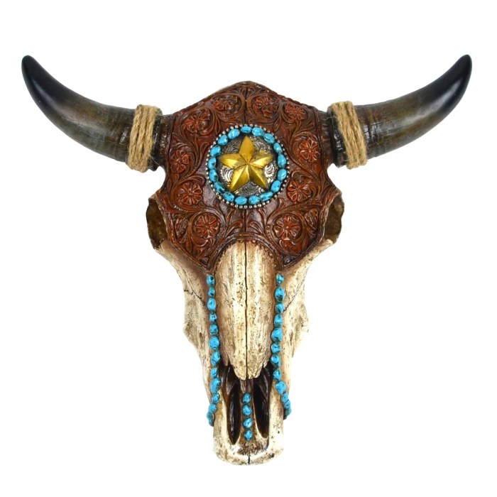 Cow head wall decor