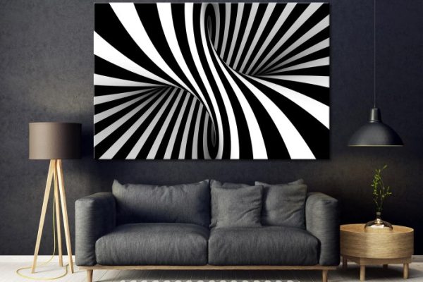 Black white wall decor