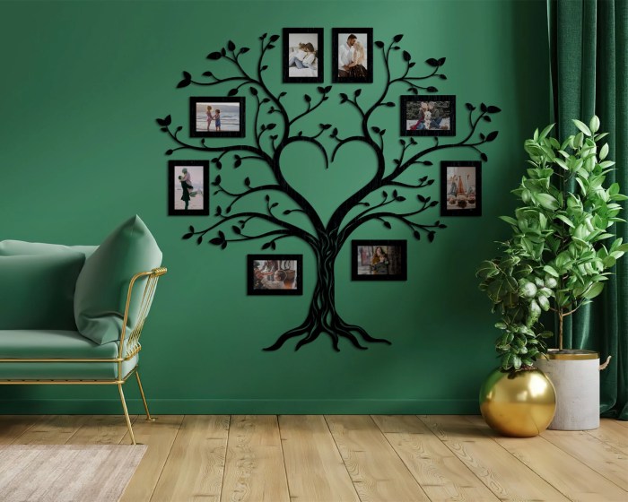 Diy family tree wall decor