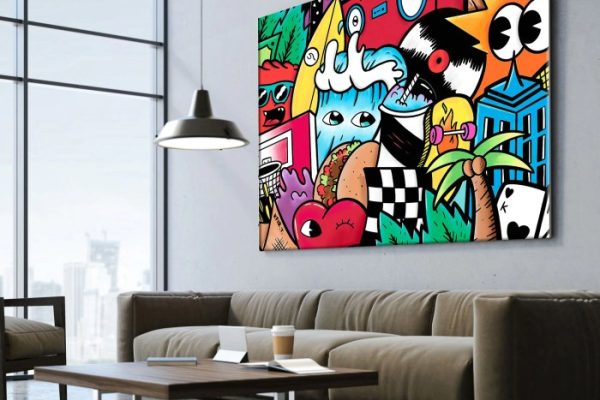 Canvas painting wall decor