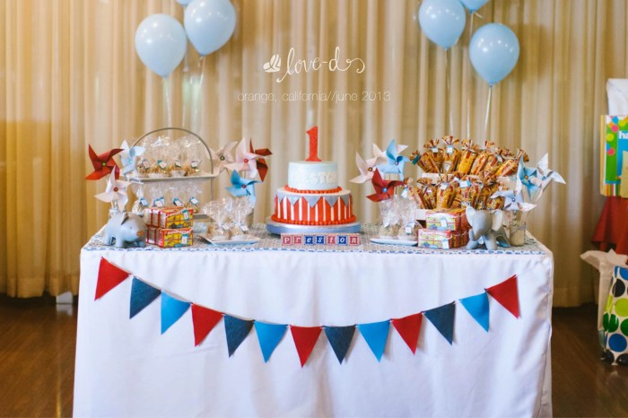 Birthday cake table decor ideas