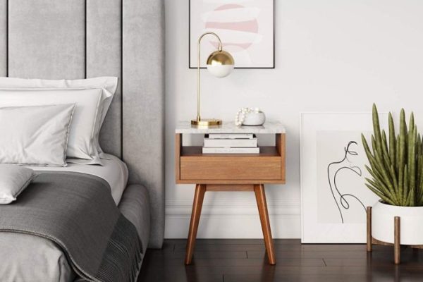 Bedroom side table decor ideas