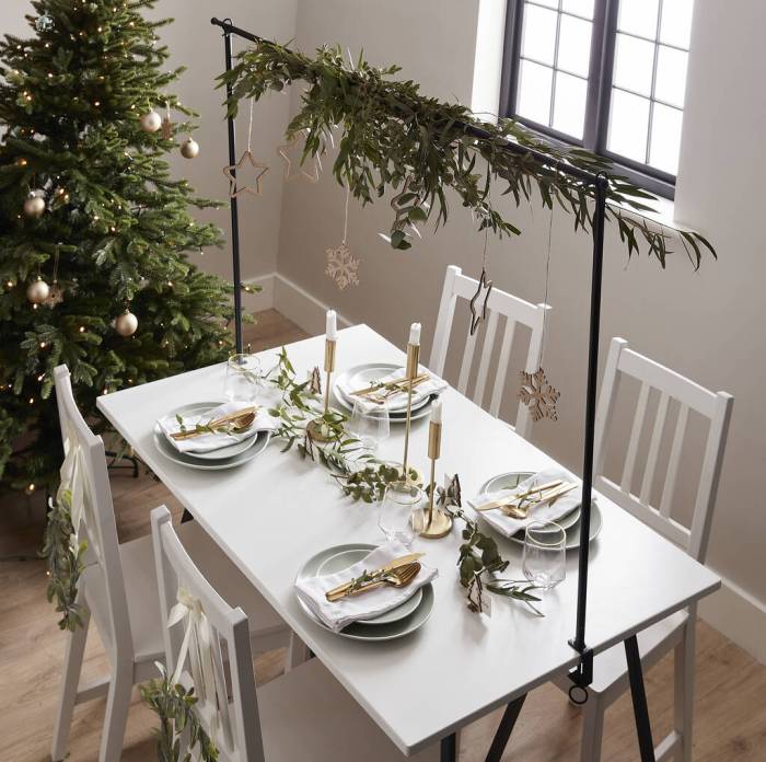 Center table christmas decor