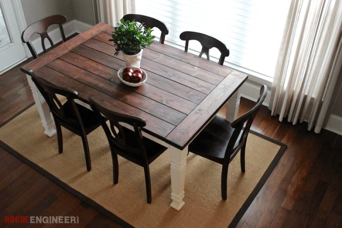 Farm table decor ideas