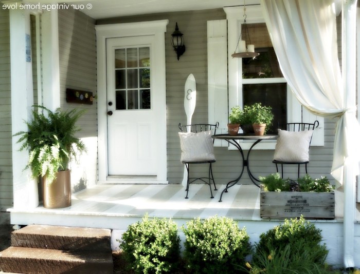 Front patio decor ideas