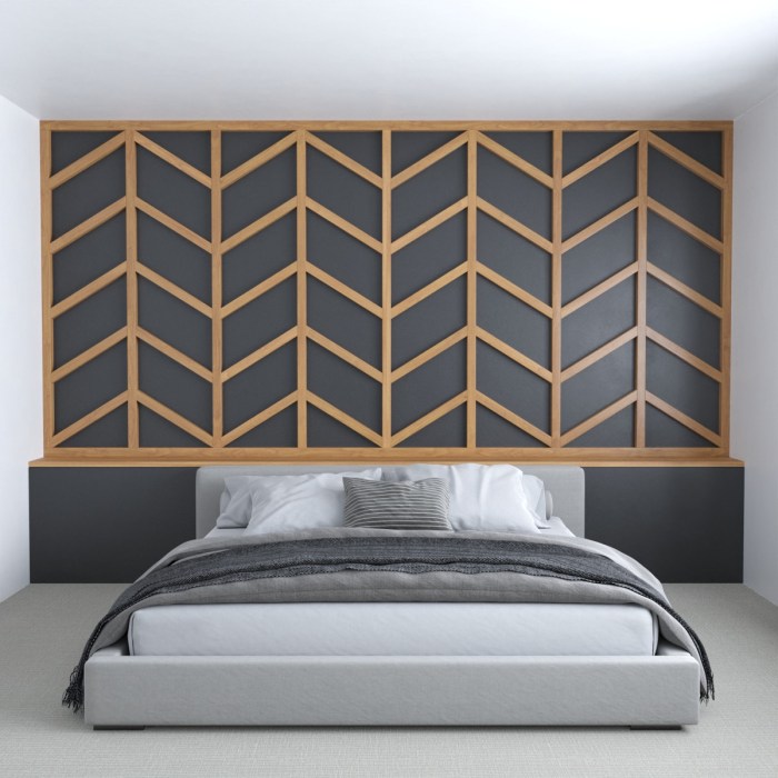 Parametric wavy wooden wall decor