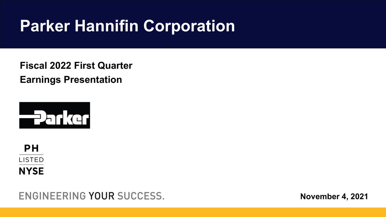 Stock price parker hannifin